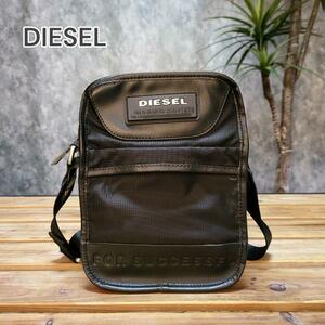 DIESEL ディーゼル ショルダーバッグ スクエア ナイロン ブラック