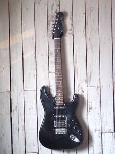 M11739 70〜80年代日本製 YAMAHA? ストラトキャスター 黒 エレキ ST-38 SSH BLK/R Made In Japan ストラト Stratocaster 170サイズ 0612