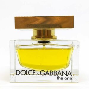 D&G ドルチェ&ガッバーナ ザ ワン EDP 50ml ☆残量たっぷり9割　送料510円