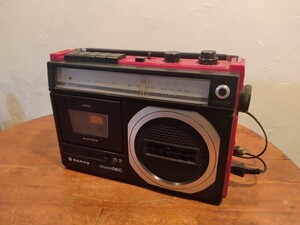 R70115-8 昭和系 SANYO ラジカセ MR2350 ジャンク 