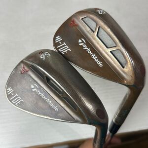 送料無料★TaylorMade HI-TOE 52°56° 2本セット ハイトゥ Dynamic Gold S200フレックス テーラーメイド 管理番号15537