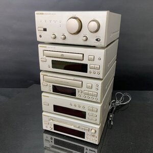 【 J 】3926 ONKYO A-909/T-405W/MD-105/C-705/K-505 システムコンポ オンキョー