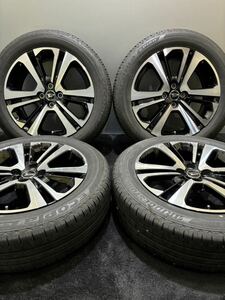 195/60R17 BRIDGESTONE/ECOPIA EP150 21年製 ダイハツ ロッキー 純正 17インチ 6J ＋40 100 4H 夏タイヤ 4本 ライズ レックス (南3-F531)