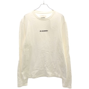 JIL SANDER＋ ジルサンダープラス 24SS ロゴプリントロングスリーブTシャツ J47GC0116 J20103 ホワイト L ITW48H1D1Y0G