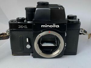 1円スタート　MINOLTA ミノルタ フィルムカメラ X-1 ボディ 一眼レフフィルムカメラ ブラック X-1ボディ LENS レンズ 1:1.2 f=58㎜ カメラ