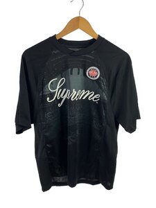 Supreme◆24SS/Jacquard Soccer Jersey/Tシャツ/S/ポリエステル/BLK