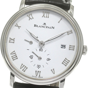 ブランパン Blancpain 6606-1127-55B ヴィルレ ウルトラスリム 自動巻き メンズ 良品 保証書付き_840351