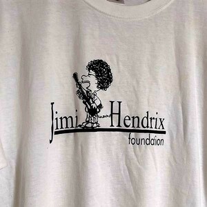 送込　 ジミヘンftピーナッツ　Jimi Hendrix　半袖Tシャツ　白　2XLサイズ