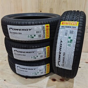 【数量限定 最短当日発送可能 2024年製】ピレリ　パワジー 165/55R15 75V 4本 新品 正規品 個人宅様配送OK 165/55-15 4送料込28500円～