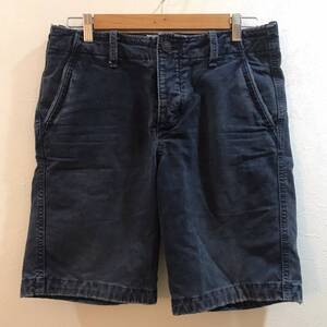 ◆お洒落な逸品◆Abercrombie&Fitch/アバクロンビー＆フィッチ パンツ ハーフパンツ ネイビー 紺 メンズ 31 ON2788