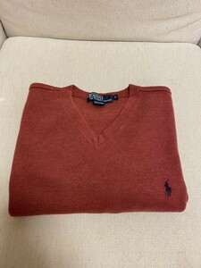 1点のみ 美品 稀少 ラルフローレン ポロ Polo Ralph Lauren セーター S えんじ色