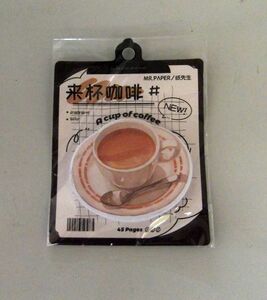 ★新品　可愛い　メモ紙　コーヒー　珈琲　ふせん★