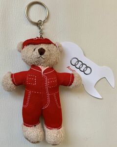 ★【未使用】アウディ Audi★キーホルダー ベア マスコット ぬいぐるみ くま★ノベルティ