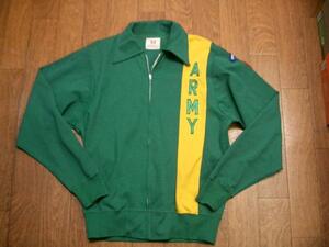 Champion チャンピオン ジャージトップ ARMY USA製 M 緑×黄