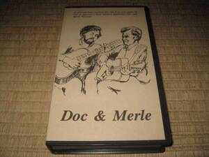 DOC & MERLE WATSON DOCUMENTALY 米 ビデオ VHS ドック・ワトソン DOC WATSON マール・ワトソン MERLE WATSON