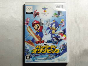 中古品 Wiiソフト マリオ＆ソニックAT バンクーバーオリンピック