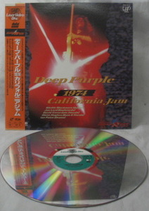 ♪♪LDディスク　LIVE盤「スーパーロック:DEEP PURPLE ディープ・パープル カルフォルニア ジャム 1974 」1枚,ビンテージ品R060318♪♪