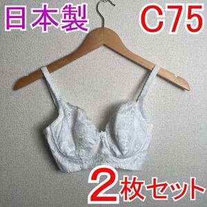 【2枚セット】 新品 C75 PSプリンセス ブライダルブラジャー 補正下着3