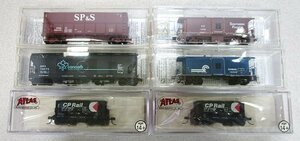 ■マイクロトレイン ATLAS Nゲージ 貨車 6点セット Spokane, Portland & Seattle / Southern Pacific / 70 Ton Ore Car CP 他