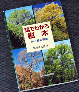 ★良品即納★葉でわかる樹木-625種の検索｜木の種類 見分け方図鑑 葉の形 葉っぱ 形態 写真＆イラスト3500点 馬場多久男 信濃毎日#s