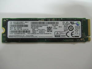 ★☆1円 ～スタート☆Samsung NVMe SSD M.2 2280 512GB MZ-VLW5120 ☆使用時間:405H☆★