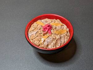 エイコー　ミニチュアプラネット miniatureGOHAN　食品サンプル 　78087　牛丼/手塗彩色　 EIKOH Miniatureplanet　