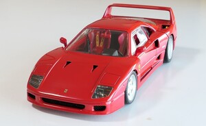 【美品】ミニカー ダイキャストカー HOTWHEELS ホットウィール マテル　Mattel フェラーリ F40 1/18 箱なし 赤