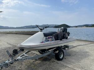 水上バイク型　船舶　ジェットスキー　レア　船外機　20馬力　トーハツ