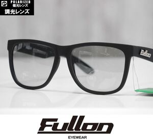 【新品】FULLON サングラス 調光 + 偏光レンズ FGL004-2 - Matte Black / Grey Polarized + 調光 - GREEN LABEL 正規品