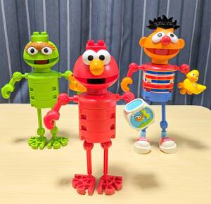 【ケネックス】Elmo Ernie Oscar Building Set エルモ・アーニー・オスカー　　ビルディングセット　パズル