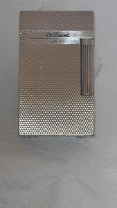 【1円スタート】 【快音】 S.T. Dupont デュポンライター LINE2 Silver Color