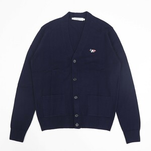 【新品】メゾン キツネ ニット カーディガン ネイビー MAISON KITSUNE P480 S