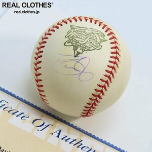 【証明書付き】STEINER社 MLB David Justice/デビッド・ジャスティス 2000 WS Signed Baseball/サインボール /000