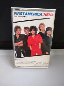 T1786　カセットテープ　NENA ネーナ ／ FIRST AMERICA　日本国内版