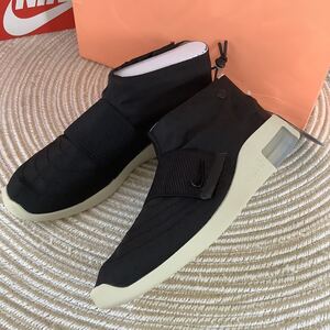 希少29cm！NIKE FEAR OF GOD Moc ナイキ フィアオブゴッド モック ナイキエア BLACK ブラック Essential