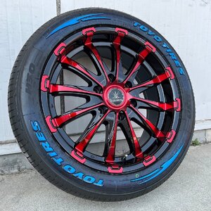 ハイエース 200系 18インチ タイヤホイール 車検対応 BD12!! TOYO H30 225/50R18 4本セット 1台分