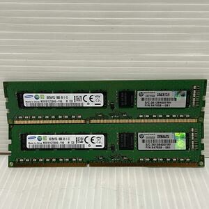 SAMSUNG サムスン パソコン用メモリー 8GB×2枚 計16GB 2R×8 PC3L-10600E-09-11-E3