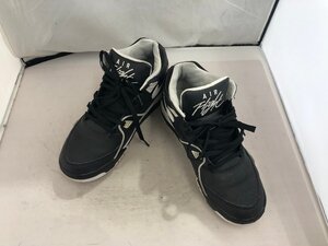 【NIKE AIR FLIGHT】ナイキエアフライト　メンズスニーカー　ブラック×ホワイト　レザー　28cm　SY02-FNX