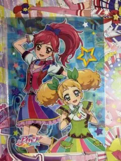 アイカツ！　音城 セイラ　冴草 きい　クリアポスター　オフィシャルショップ限定