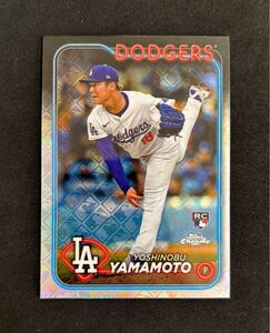 山本由伸 Yoshinobu Yamamoto Topps Chrome RC Logofractor ロゴフラクター リフラクター Dodgers ドジャース