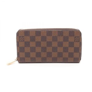 ルイ・ヴィトン ジッピーウォレット ブランドオフ LOUIS VUITTON ラウンド長財布 ダミエ 中古 レディース