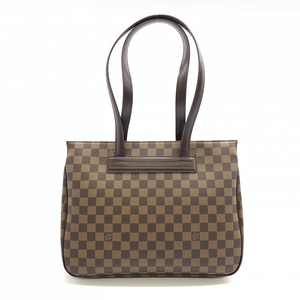 LOUIS VUITTON ルイヴィトン N51123 パリオリPM ダミエ レディース トートバッグ ショルダー 肩掛け ブラウン 廃盤品 管理RT32242