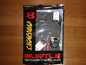 BURTLE AC2004 エアークラフトベスト(サイドファンモデル)ファンなし★XL ミルスグリーン★服のみ バートル 空調服