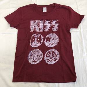 KISS(キッス）バンドＴシャツ レディース　Ｍサイズ　