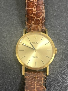 ROLEX　ロレックス『チェリーニ』Ref 4109　1976年頃製 K18YG　レディース 手巻き 稼働品【中古】アンティーク　