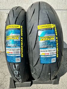 2024年日本製 新品 DUNLOP SPORTMAX Q5A 120/70ZR17 190/50ZR17 ダンロップ スポーツマックス 前後セット 送料込 54,600円 (197309)