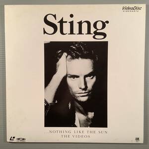 LD(レーザー)■スティング Sting／...NOTHING LIKE THE SUN THE VIDES■良好品！