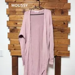 MOUSSY マウジー レディース トップス カーディガン ピンク FREE