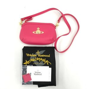 Vivienne Westwood　ヴィヴィアンウエストウッド　ショルダーバッグ　ピンク系　保存袋付き【DAAP3055】