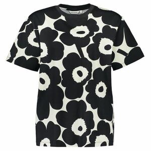 マリメッコキオスキ Marimekko Kioski Unikko ウニッコ 半袖Tシャツ マリメッコ キオスキ MarimekkoKioski Mサイズ ブラック カットソー